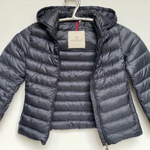 Kid’s Boys or Girls Moncler Longue Saison Jacket Navy Size 8 💯 Authentic